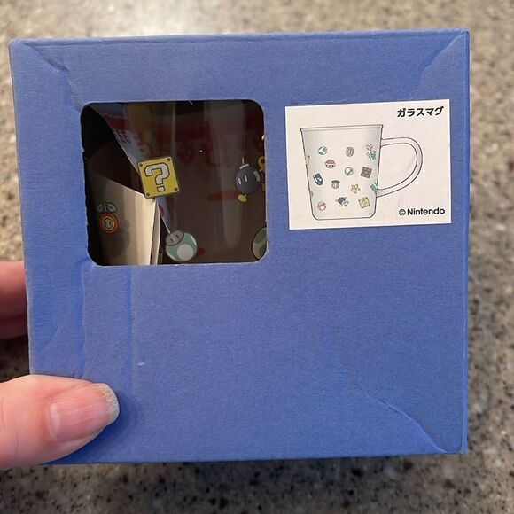 SUPER NINTENDO WORLD Universal Studios Japan Glass Mug *NEW* - Picture 3 of 11